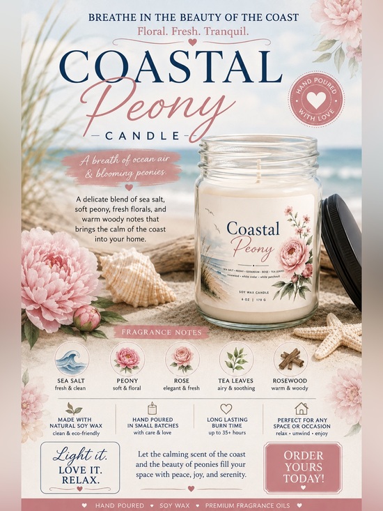 Other - 🌸Coastal Peony🌸🕯️
